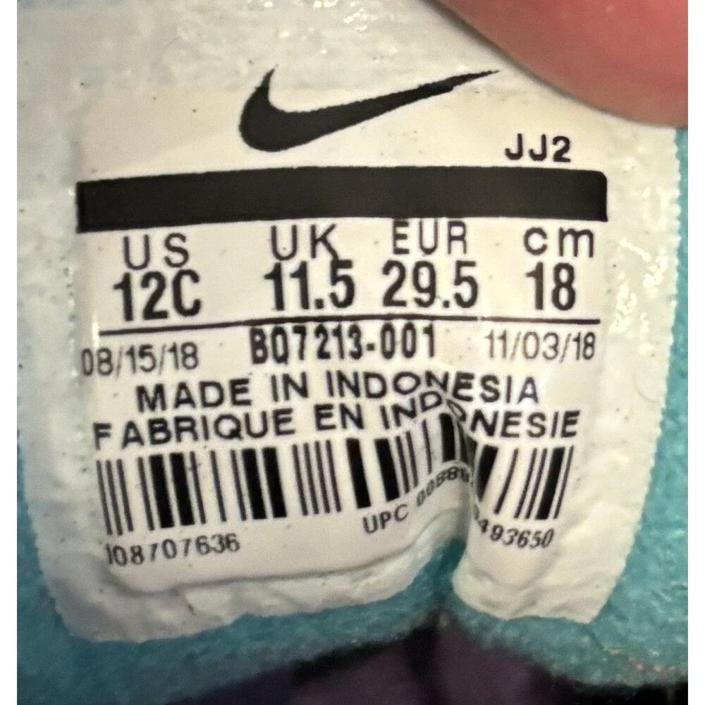 Nike Air Max 1 'Have A Nike Day' PS Running Shoes BQ7213-001 Kids Size 12C